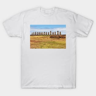 Tongariki Site - Rapa Nui - Easter Island T-Shirt